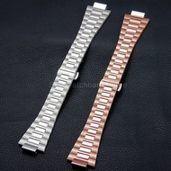 Silver 13x25mm Stainless Steel Watch Strap for PATEK PHILIPPE Nautilus 5711 5712 5724 5726 5740 Conv