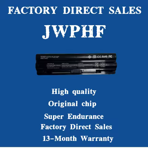 6 Cells Laptop Battery For Dell XPS L401x L501x L502x L701x L702x L721x J70W7 JWPHF R795X WHXY3 R4CN