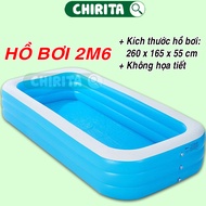 Hồ Bơi Trẻ Em 3 Tầng 3M / 2M6 / 2M1 / 1M8 / 1M5 / 1M3 LOẠI DÀY - Hồ Bơi Hồ Bơi Trẻ Em Bể Bơi Phao Hồ