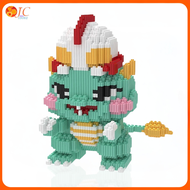 JC Nano Block Godzilla Mainan Anak Balok Susun Puzzle Bricks Education Toys Hadiah Koleksi 3D DIY