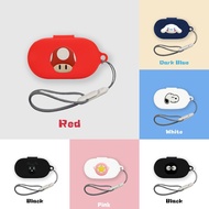 For Anker Soundcore V20i Case Cute Lanyard Pendant Soundcore V20i One-piece Silicone Soft Case Sound