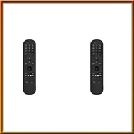 [V E C K] 2X Silicone Case for LG AN-MR21GC MR21N/21GA Remote Control Protective Cover for LG OLED TV Remote AN MR21GA(Black)