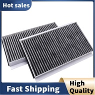 2Pcs Cabin Air Filter 64319171858 for- 5 6 E60 E61 E63 E64 520D 523I 525I 530D 535D 545I 550I 630I 6