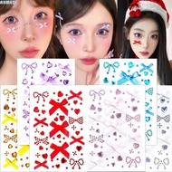 AHMED Face Gem Sticker, Shiny Sparkling 3D Rhinestone Sticker, Creative Self-adhesive Waterproof Y2K