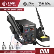 8586D Trạm hàn BGA – Hai màn hình kỹ thuật số bút khí nóng nâng cấp hàn điện