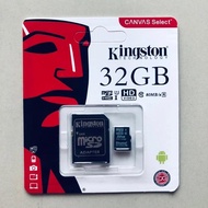 Kingston เมมโมรี่การ์ด 32GB SDHC / SDXC UHS-I Micro SD Card with Adapter