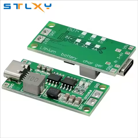 Multi-Cell 2S 3S 4S Type-C To 8.4V 12.6V 16.8V Step-Up Boost LiPo Polymer Li-Ion Charger 7.4V 11.1V 