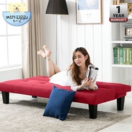 TEDDY OLLY Durable 3 Seater Foldable Sofa Bed / Canvas Sofa / 2 in 1 Sofa with 1 Year Warranty