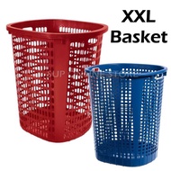 (XL) Plastic Laundry Basket / Plastic Basket / Bakul Besar / Bakul Baju Plastik / Raga Baju / Basket