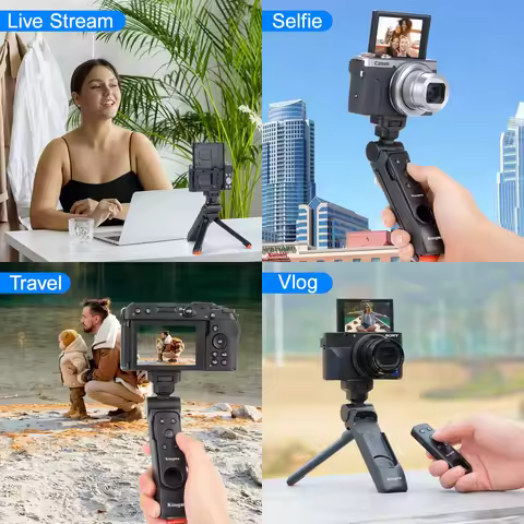 KingMa Wireless Shooting Grip Tripod for Sony with Camera Remote Control for Still, Video, Vlogging 