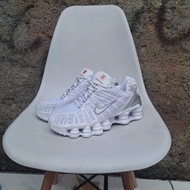 SEPATU NIKE SHOX TL WHITE SILVER ORIGINAL VIETNAM BNIB 