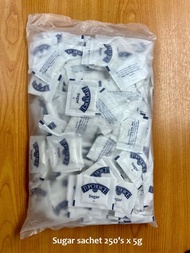 (200 - 250 gula paket hotel) White/ Brown Sugar Sticks 5g/ Creamer Sachets 3g - Bio Lux/Top Choice
