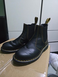 Dr Martens, 拼色 Chelsea boots 黑 灰