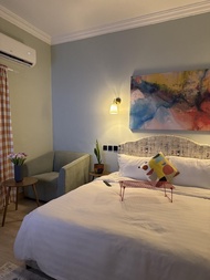 Rumah m² dengan 1 bilik tidur dan 1 bilik mandi peribadi di Dhahrat Laban (Cozy Studio|Outdoor Area