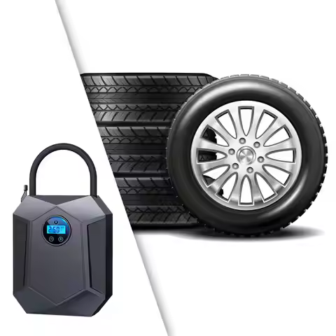 Tire Inflator Car Air Pump Portable Air Compressor 12V Mini Tire Pump Air Tire