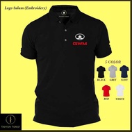 GWM POLO Sports Cars Collar T-Shirt Polo Shirt Cotton Men tshirt Embroidery Sulam 2FGL