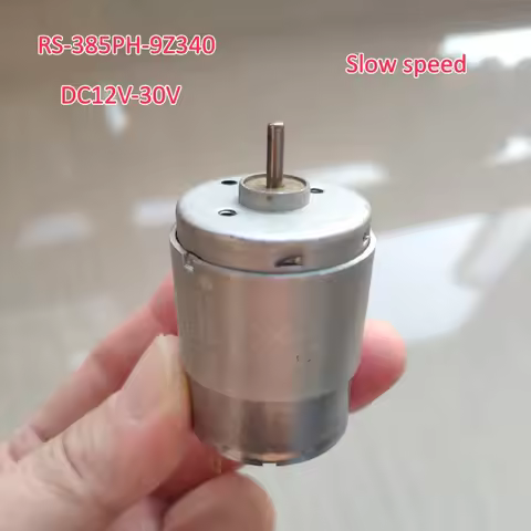 27.8*38mm 385 DC motor RS-385PH 30V 4000rpm slow speed large torque 12V~36V quiet 385 carbon brush m