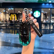 2024 Mercedes-Benz EQE SUV Key Cover Metal Shell Clip High-End Simple Design Car Key Holder for EQE3