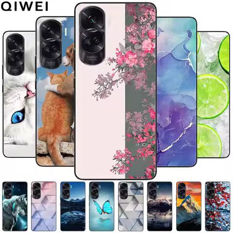 For Honor 90 Lite Case Lovely Fashion Silicone TPU Phone Cases for Honor 90 / Honor90 Pro Shockproof