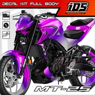 Decal MT 25 NEW Full Body Stiker MT25 NEW Full Body Dekal MT25 NEW Gradasi
