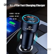 Lexus 160W Car Fast Charging Charger Digital voltage display luminous ambient light IS250 CT200H ES2