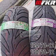TAYAR FKR JA120 120/70-12 , 130/70-12 Tubeless Tyre Scooter