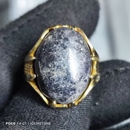 Kursani Fiber lapis lazuli Stone Ring