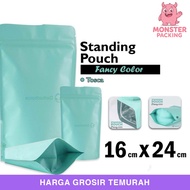 Full Metalized Foil Plastic Clip 16x24cm Ziplock Standing PouchTOSCA