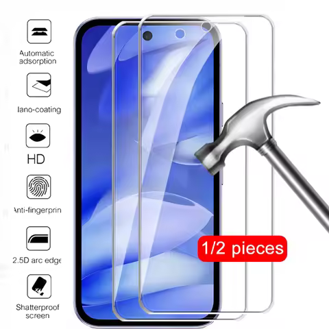 1/2Pcs Tempered Glass Unlock Cover For Google Pixel 9A 5G Screen Protector Gogle Pixel 9 A Pixel9A P