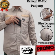 Kemeja tactical pria w tac panjang baju outdoor gunung tactical pdl lapangan