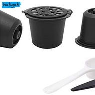 Coffee capsule filter set with 3 + capsules 1 1 teaspoon brush