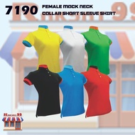 XERVO Ladies Mock Neck Collar T Shirt / Baju Berkolar perempuan