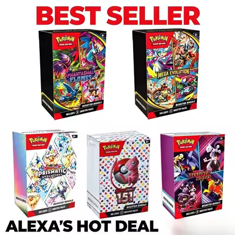 Pokemon Card v10 Booster bundle Destined Rivals Prismatic Evolutions Scarlet Violet 151 English Boos