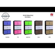 Twins Dolphin 3 Tier Diy Drawer Storage Cabinet Plastic Drawer/ Big Plastic Cabinet / Storage Cabine