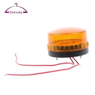 [deevoka] Yellow Emergency LED Flashing Strobe Signal Warning Light Lamp Beacon AC220V