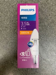 Philips  3.5 W E14 LED 尖型燈泡