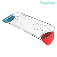 RR Game Console Housing Clear Protector Cover with Handle Grips for NS2 Skin Sleeve Protective Case 