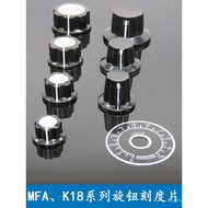 MF-A03/01/02/04 K18-1/2/3 Potentiometer Tombol Bakelit WX112RV24 WTH118 Tombol