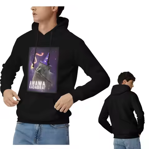 Awawa Kadabra Rock Hyrax Wizard Hoodies Men Women Casual Pullover Sweatshirt Harajuku Long Sleeve Ho