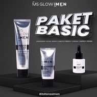 MS GLOW MEN / MS GLOW FOR MEN / PAKET BASIC MS GLOW FOR MEN Terlaris.