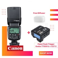PAKET FLASH GODOX TT600 PLUS TRIGGER GODOX X2T TTL FOR SONY CANON FUJI NIKON