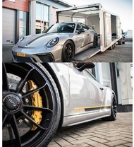 สติกเกอร์ตกแต่งรถยนต์ Porsche 987 สำหรับรถยนต์ 718 911 918 991 Cayman Cayenne วัสดุ PVC ทนทานต่อการส