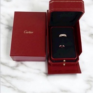 「JL精品代購」 98新 Cartier 卡地亞 love 滿鑽 戒指