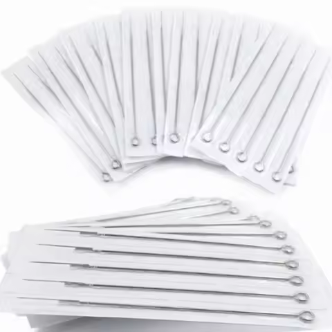 50pcs,Tattoo needles mixed with 3RL 5RL 7RL 5M1 7m1 disposable disinfectant tattoo needles, used for