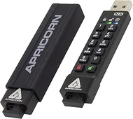 Apricon Aegis Secure Key 3NX: Software-Free 256-Bit AES XTS Encrypted USB 3.1 Flash Key with FIPS 14