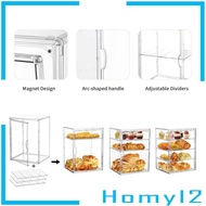 [HOMYL2] Bakery Display Case Cake Stand Transparent Bread Display Cabinet Dessert Display