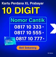 Perdana Nomor Cantik XL 10 Digit 0817 0818 0819  - Kartu Perdana XL Prabayar