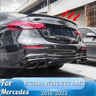 Rear Spoiler For Mercedes Benz E Class W213 SALOON E180 E200 E220 E350 E400 C63 AMG 2016 2017 2018 2