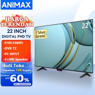 Animax Sakura Digital Analog TV 24/25/27 inch FHD Ready Murah TV Led 21 inch 22 inch 24 inch 25 inch