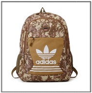 〖Genuine Special〗Adidas Men's and Women's Student Backpack Leisure Computer Backpack กระเป๋านักเรียน-ยาว31ซม. กว้าง17ซม.สูง45ซม